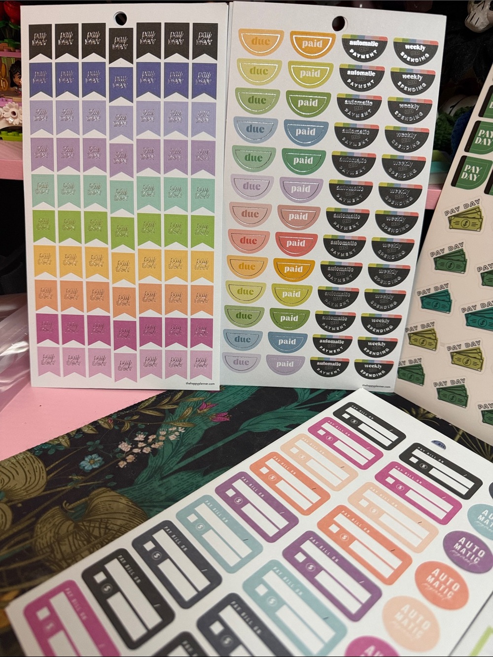 Happy Planner - Budget themed random sticker bundle - SEE PICS - Picture 4 of 13